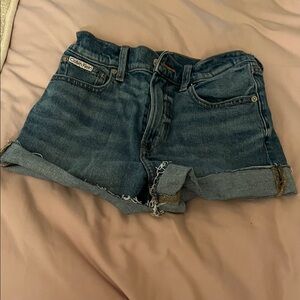 Calvin Klein Women's Rolled Hem Jean Shorts